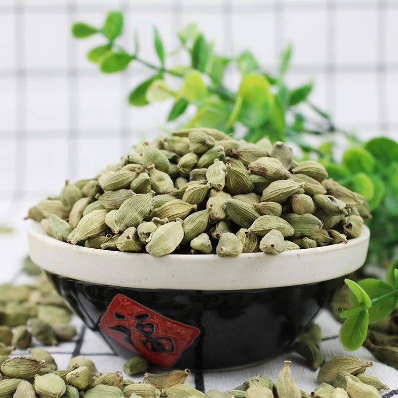 Whole Green Cardamom 7-8mm Bold Size Premium Grade Green Cardamom Rich in Aromatic Fresh & Large Pots for Cooking, Baking & Tea