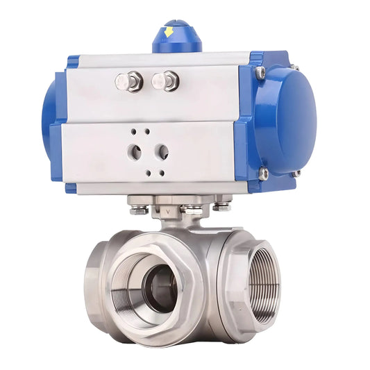 High-Temperature Customizable OEM Pneumatic Actuator Ball Valves Direct Factory Sale for Water Treatment