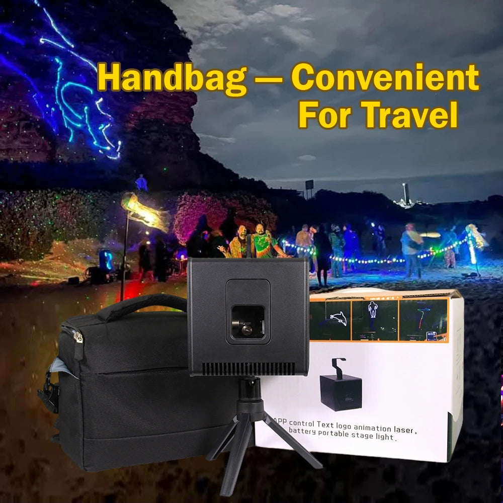 3W 20KPPS RGB Animation Laser Projector, USA Stock Fast Shipping, Bluetooth APP & DMX Control for DJ Party Wedding Club