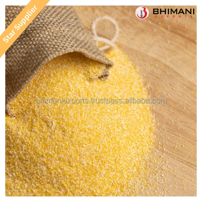 Indian Supplier Top-quality Noodle Maize Flour 25/50kg Bags for Human Consumption Certified Halal 10-12% Protein Slow-Milled No