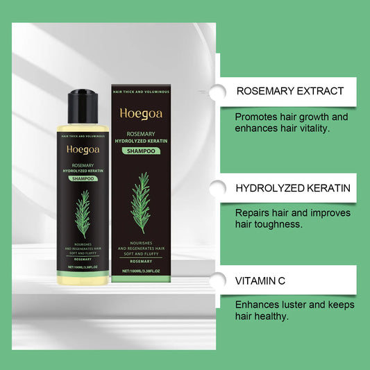 Thickening Shampoo Control Oil Boost Volume Strengthen Strands Reduce Breakage Nourishing Repairing Rosemary Hair Care Shampoo by PDG ibma
