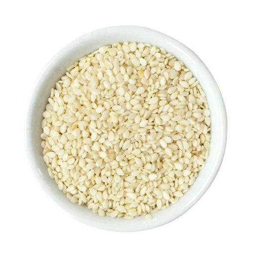 100% Natural Premium Grade White Sesame Seeds AD Smoked Dried Single Spice Herb Indian Good Taste by PDG ibma