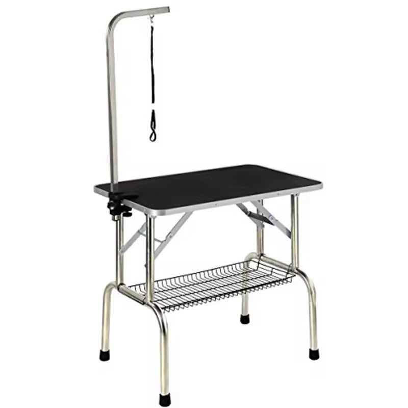 Easy to Clean Premium Stainless Steel Dog Grooming Table for Home and Professional Use