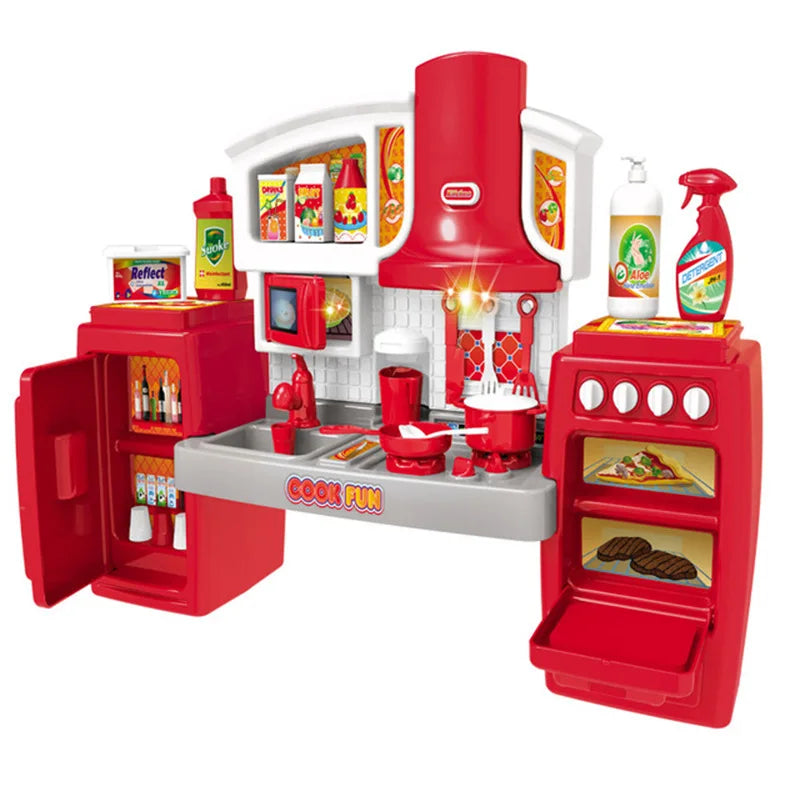 Faction Other Pretend Simulation Cook Girl Play House Tableware Set Kids Kitchen Play Set Toys