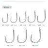 Free Samples Newest 30pcs/set Fishing Hooks Set High Carbon Steel Barbed Single Circle Hook Dip Barbed Carp Hooks Sea Fishing