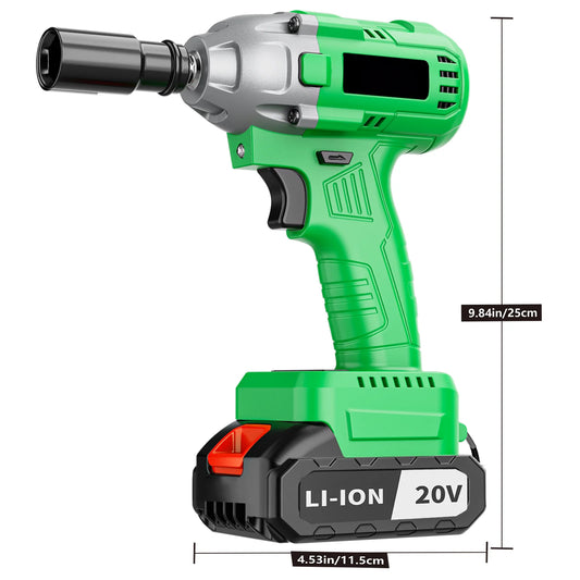20V Cordless Impact Wrench DIY Grade Electric with 320Nm Max Torque Battery Powered Car Support Local EU Warehouse Drop Shipping by PDG ibma