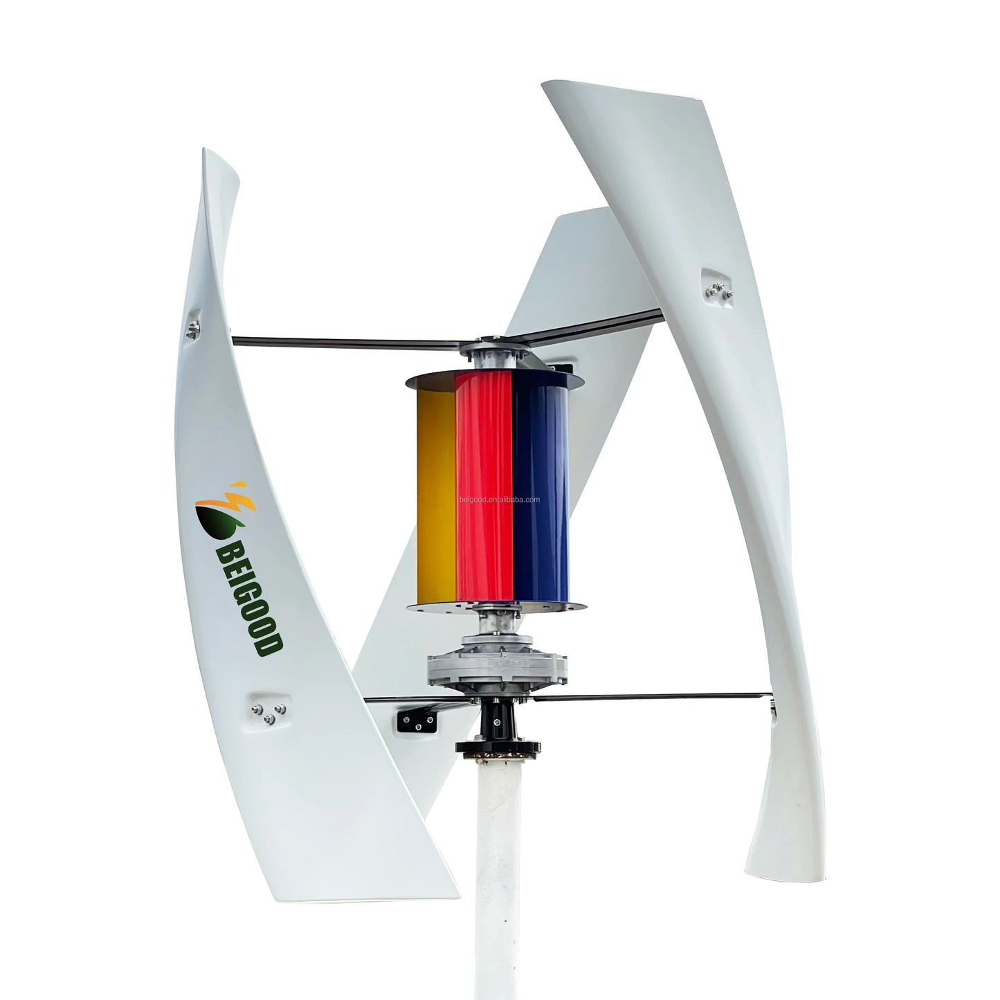 Wind Driven Roof Top Turbine Ventilator Vertical Wind Turbine 1500w Wind Generator 48v Lithium Battery