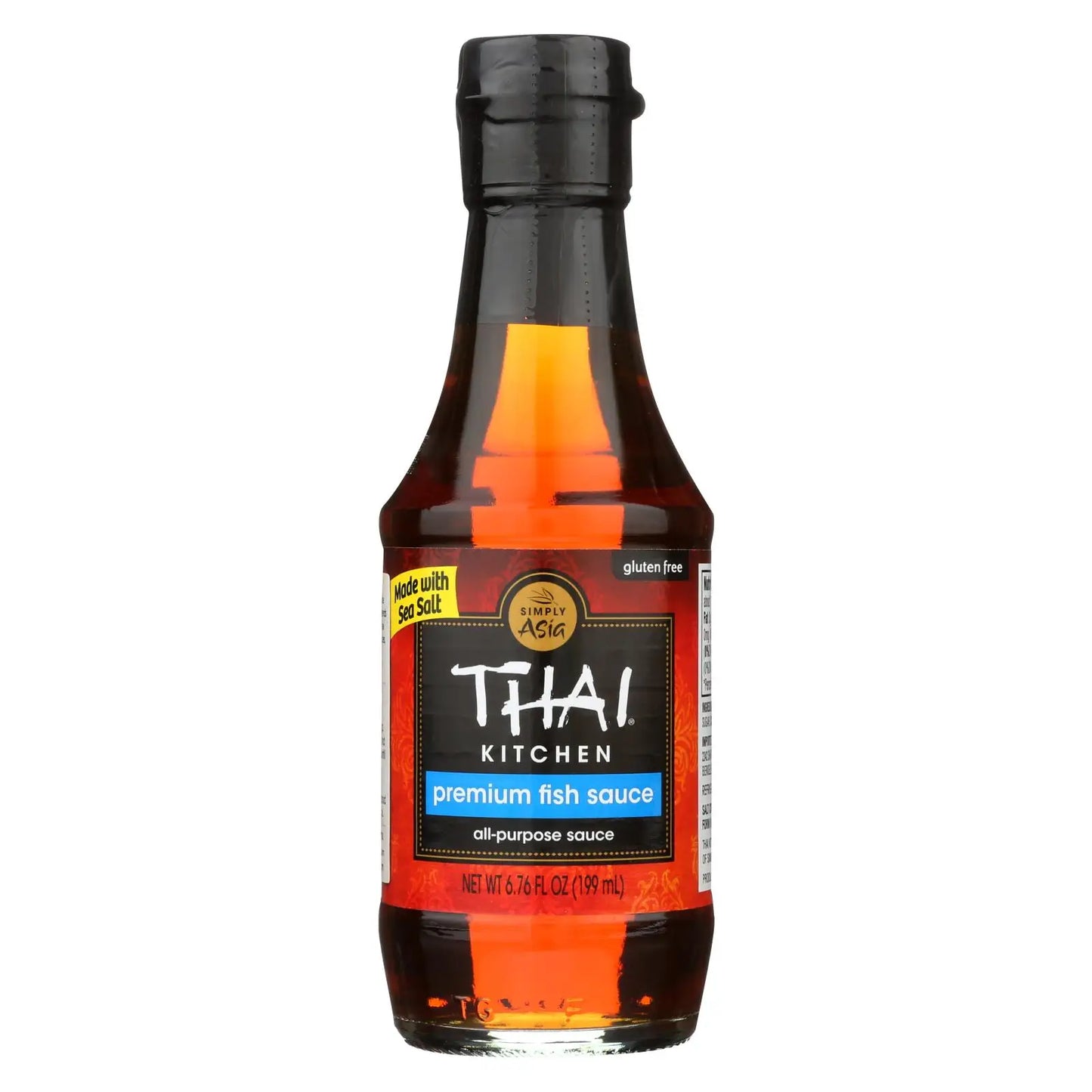 UD2 Thai Kitchen Premium Fish Sauce 12-Pack 6.76 Oz. Halal Kosher HACCP Certified Available Bag Bottle Sachet Box Drum Packaging