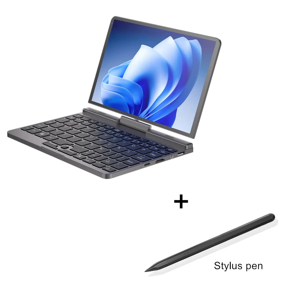 Support 360 Degree Rotary Touch Screen 8Inch Intel N100 4 Cores 12Gb Ram Lpddr5 1Tb Ssd Window 11 Model 2 in 1 Business Laptop