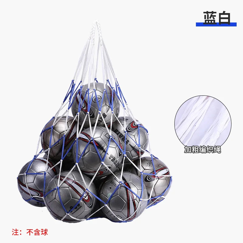 Large Capacity Basketball Mesh Bag for Easy Carrying for Sports & Entertainment