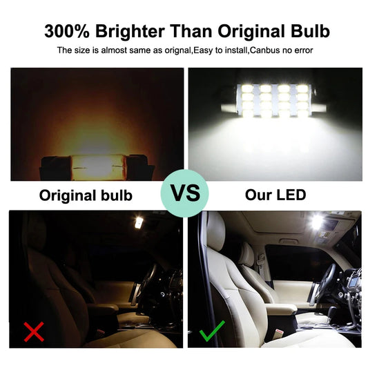 10Pcs LED Interior Light Bulb Kit For Mazda CX-3 CX3 2015 2016 2017 2018 2019 2020 2021 Car LED Map Dome Vehicle Lamp Canbus by PDG ibma