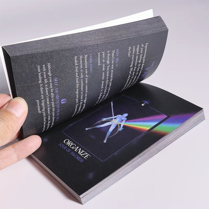 Custom Premium Tarot Deck Printed Eco Friendly 24K Gold Tarot Cards German Wholesale