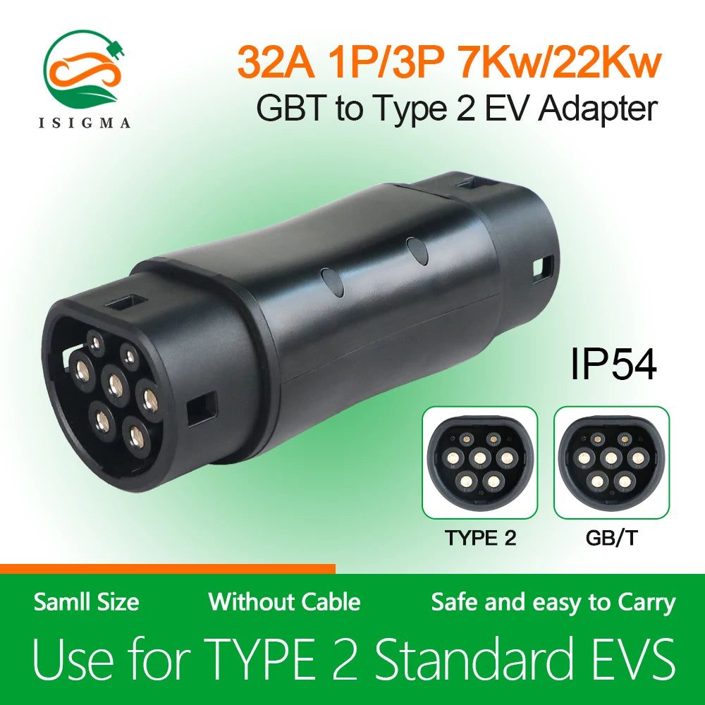 Ev Charger Charging Adapter SAE J1772 IEC 62196 CCS CCS1 CCS2 Type 1 GBT Type 2 Ccs to Gbt Adapter