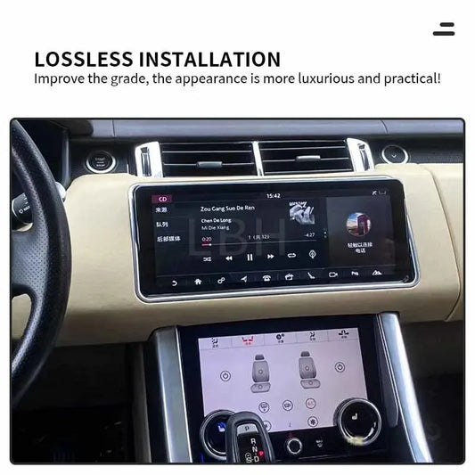 12.3 Inch Flip Screen Car Radio DVD Multimedia Player Head Unit Fit for Land Rover Range Rover Sport L494 GPS Navigation CarPlay