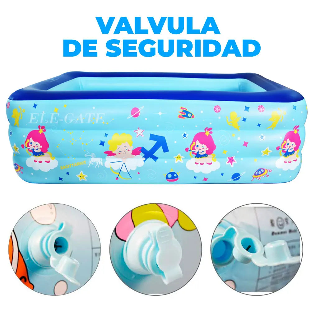 Family Inflatable Pool Mexico B2004 JUG.23.210*135*55