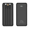 Custom LOGO PD22.5W Portable Ultrathin Charger Built-in Cable Mobile Power 10000mah Fast Charging 20W PowerBank 10000mah