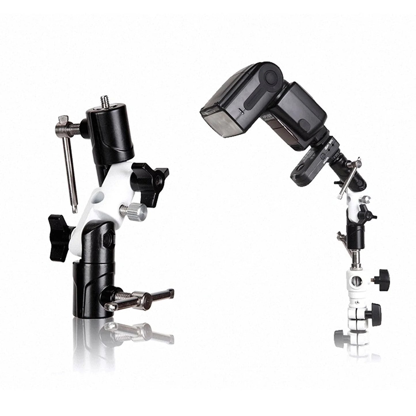 Kaliou Factory Black Photography Accessories Lamp Holder for Digital/DSLR Cameras Aluminum Alloy & Plastic Lightweight