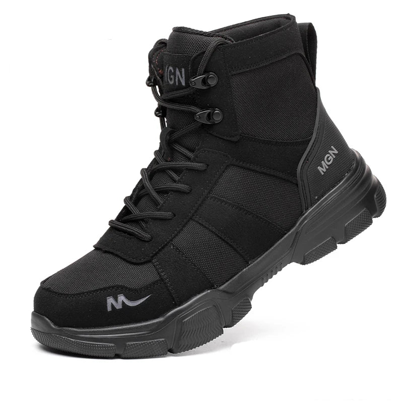 Diansen 211 Men's 48 Plus Size Anti-Puncture Security Boots & Work Safety Sneakers with Steel Toe Work Boots