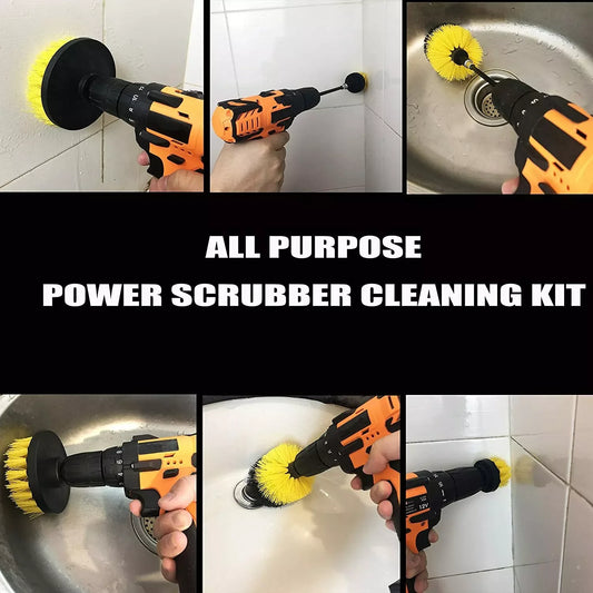 US Local Stock Ships in 24H 22pcs-set All Purpose Cleaning Kit Electric Drill Brush Attachment Set Power Scrubber Cleaning Tool by PDG ibma