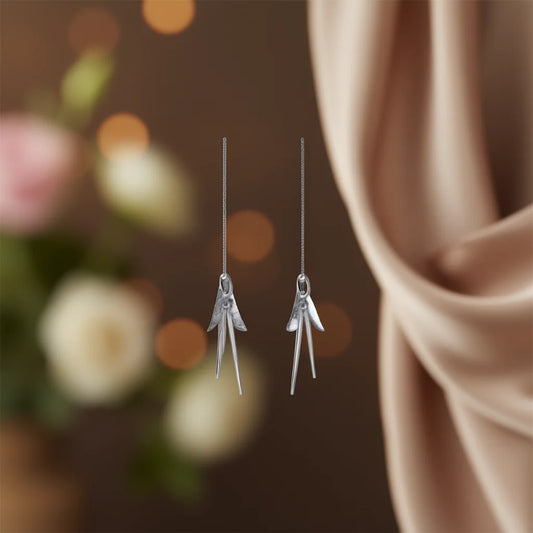 Tibetan Silver Arrow Drop Earrings For Women Trendy Fashion Jewelry E602 Silver Alloy Earrings by PDG ibma