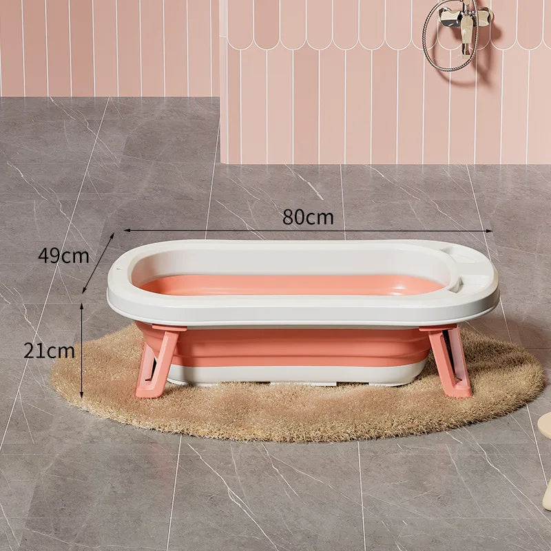 New Plastic Folding Adult Free-Standing Collapsible Portable Large Spa Drainer for Bathroom Indoor Tub Use PP TPE Material 5