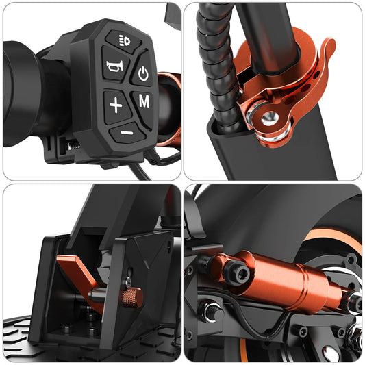 Commuting iENYRID M4 Pro S+ Electric Scooter for Adults 15MPH/28MPH Max Speed with Seat From US UK Warehouse