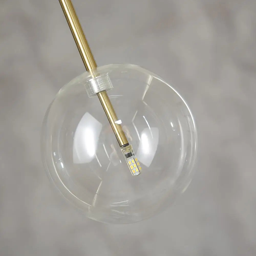 Nordic Modern Pendant Lights Creative Bubble Glass Ball Hanging Lamp for Living Room Bedroom Kitchen Lustre Suspension luminaire