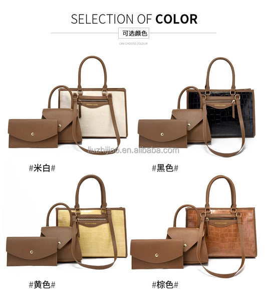 2026 New Temperament Lady's Bag Simple Women's Bag Set and Nice Women's Tote Bag Handbags by PDG ibma