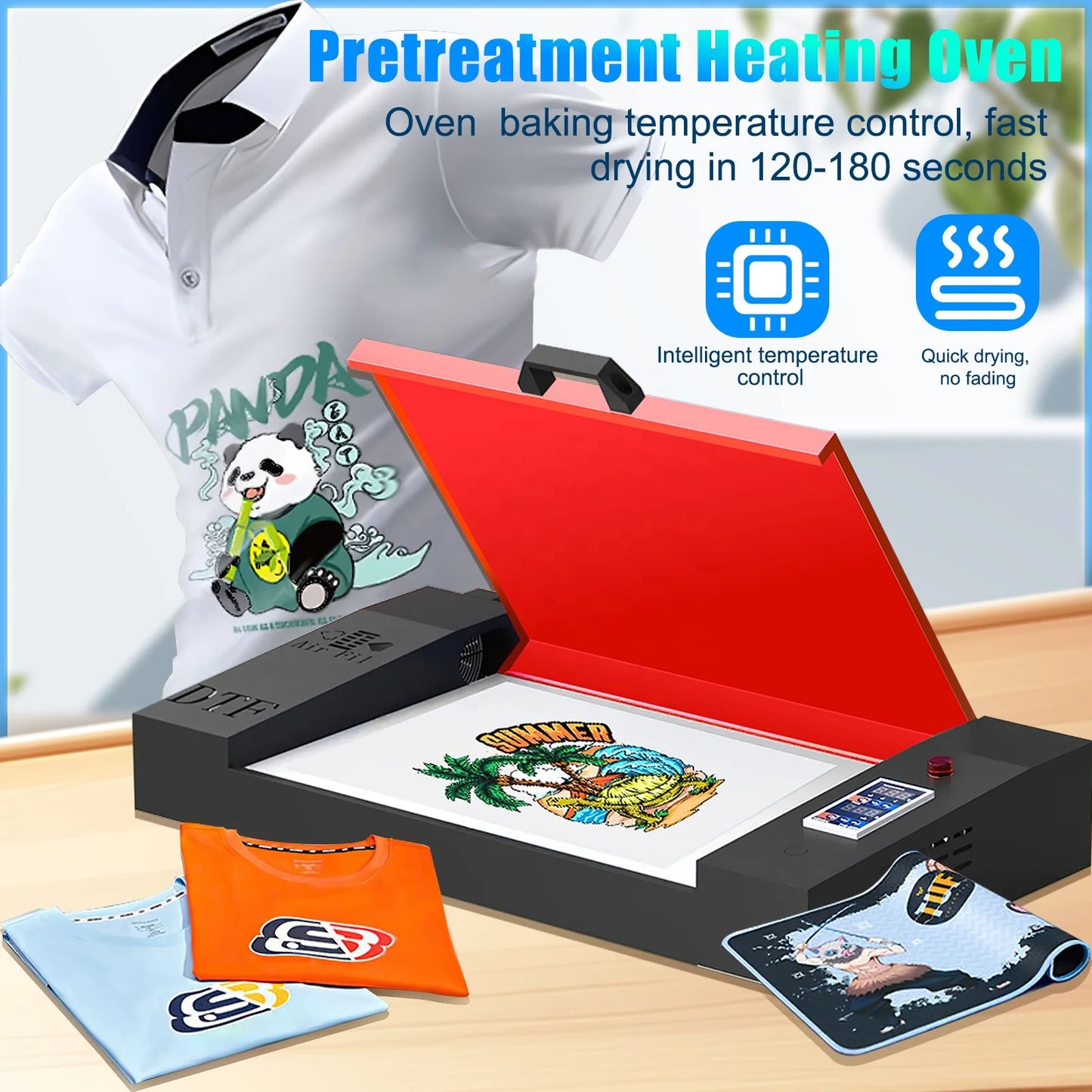 US Stock ACHI DTF A3 L1800/1390 Printer White Ink Circulation for Printing Direct to Film of T-Shirt Cloth Hat Apparel Transfer