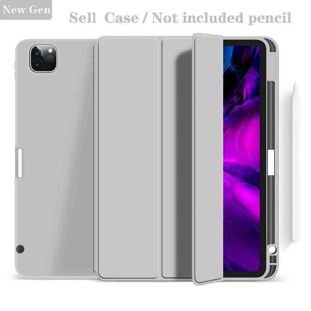 For iPad Air 4 Case Air 5 iPad Pro 11 Case 2020 2022 iPad Pro 12.9 Case 2021 5th Generation Funda Wireless Charge Pencil Holder