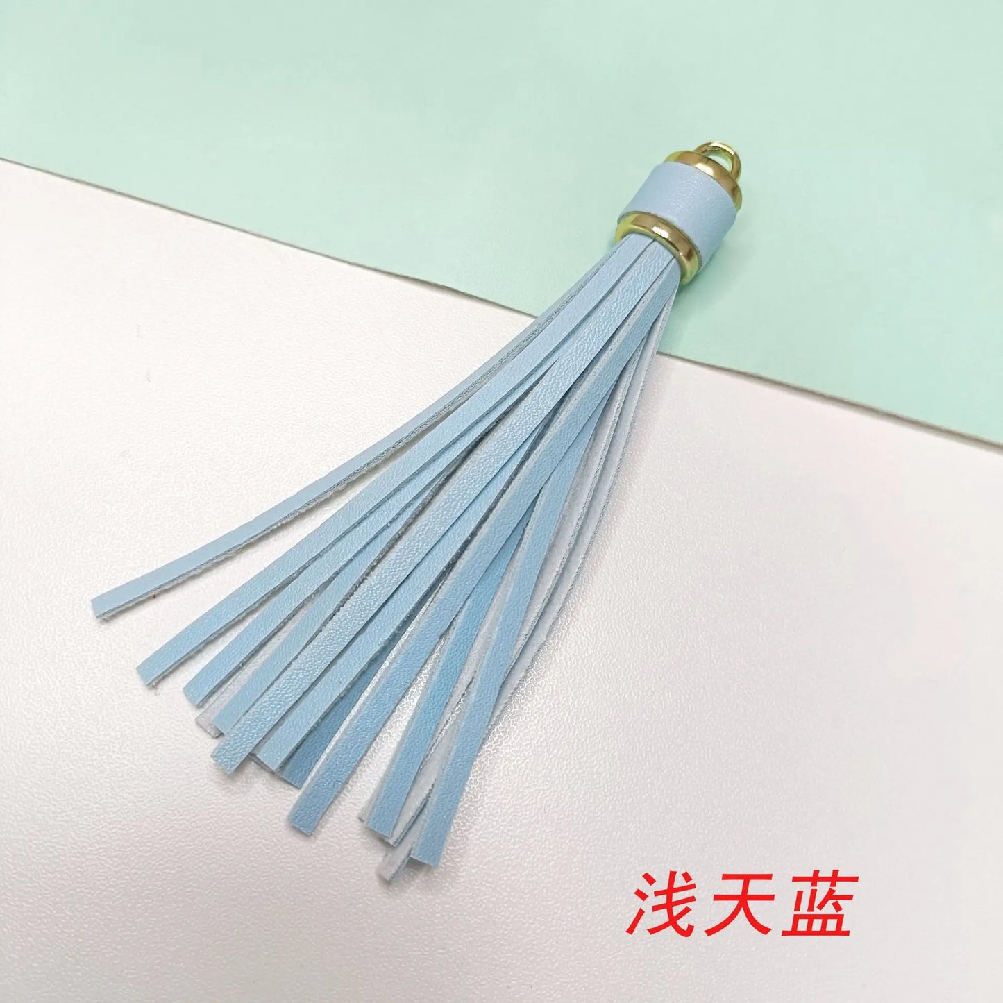 Length 10 cm Leather Tassel Artificial Leather Fringe for Festival Hangings Lantern Bag Bracelet Accessaries