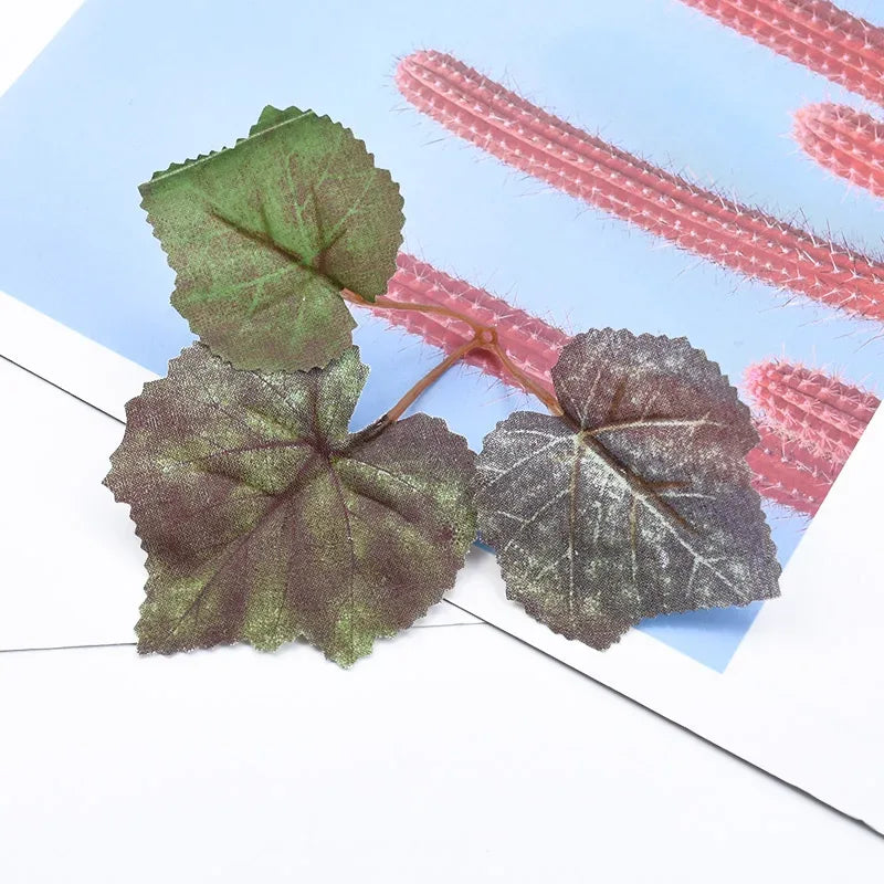 30/100 pcs Silk Maple Leaf Wedding Bridal Accessories Clearance Christmas Home Decoration Diy Gift Artificial Plants Wholesale