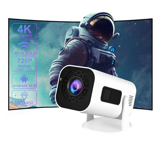 XP330 Home Cinema Portable Projector LED Video Projector HD 720P Portable Multi-media Android TV Projector with Wifi6 Speaker