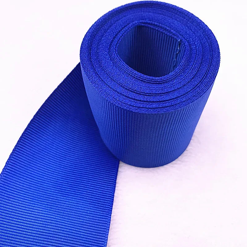 5yards 10/15/25/38/50mm Grosgrain Satin Ribbons for Wedding Christmas Party Decorations DIY Bow Craft Ribbons Supplies