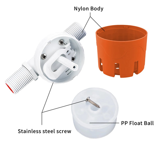 Easy Maintenance 1/2" Float Valve for Horse Drink Trough 1" Pig Drink Trough Float Valve 3/4" Stock Drinking Fountain Valves by PDG ibma