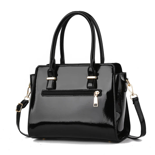 2024 New 2-piece Women's Premium PU Handbag Wholesale Leather Women's Stone Pressed Alligator Skin logo Shoulder Tote Bag by PDG ibma