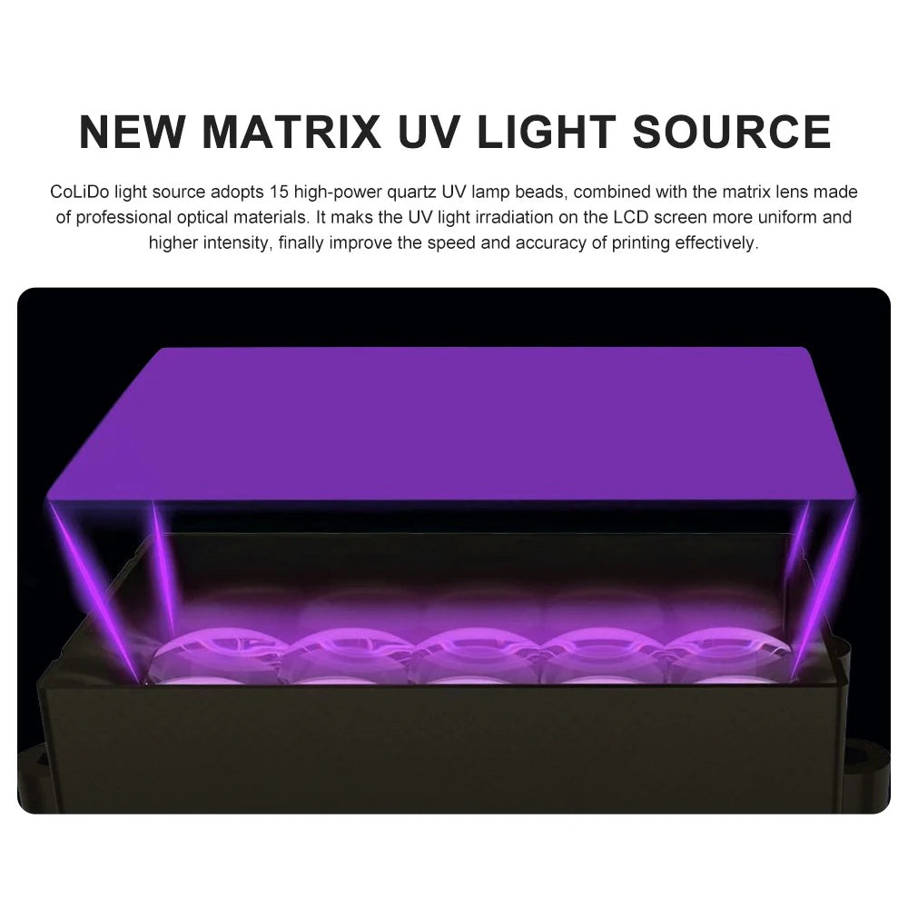Professional High-Precision Large Volume 3D Printer UV-Blocking Cover LCD Display Fast Printing Speed Supports PLA Material New