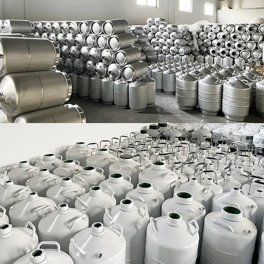 YDS 20 Liquid Nitrogen Containers Cryo Bull Sperm Container Liquid Nitrogen Tank