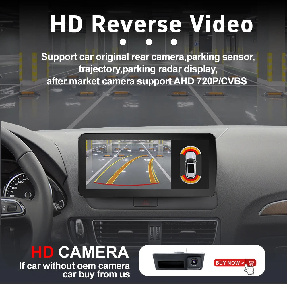 China Supplier Auto Android Wireless HD Touch Screen Radio GPS Wifi Carplay for Audi Q5 2009-2016