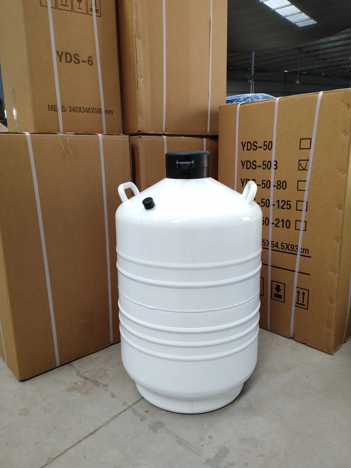 YDS 20 Liquid Nitrogen Containers Cryo Bull Sperm Container Liquid Nitrogen Tank
