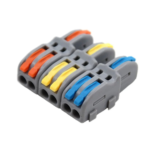 Wire Connector 1 Input Multiple Output Electrical Splitter Push-in Terminal Block Butt Home LED Light Quick Wiring Connectors by PDG ibma
