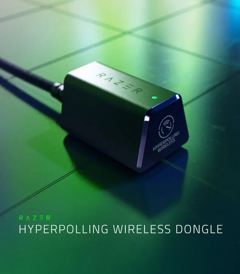 Razer True 8KHz Wireless Dongle HyperPolling Compatible with Cobra DeathAdder V3 Pro and Basilisk V3 Pro Consumer Electronics