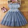 New Listing Wedding Pattern Lace Little Princess Microfiber Dress Halter ODM Wholesale Kid Clothing for Baby Girls for Children