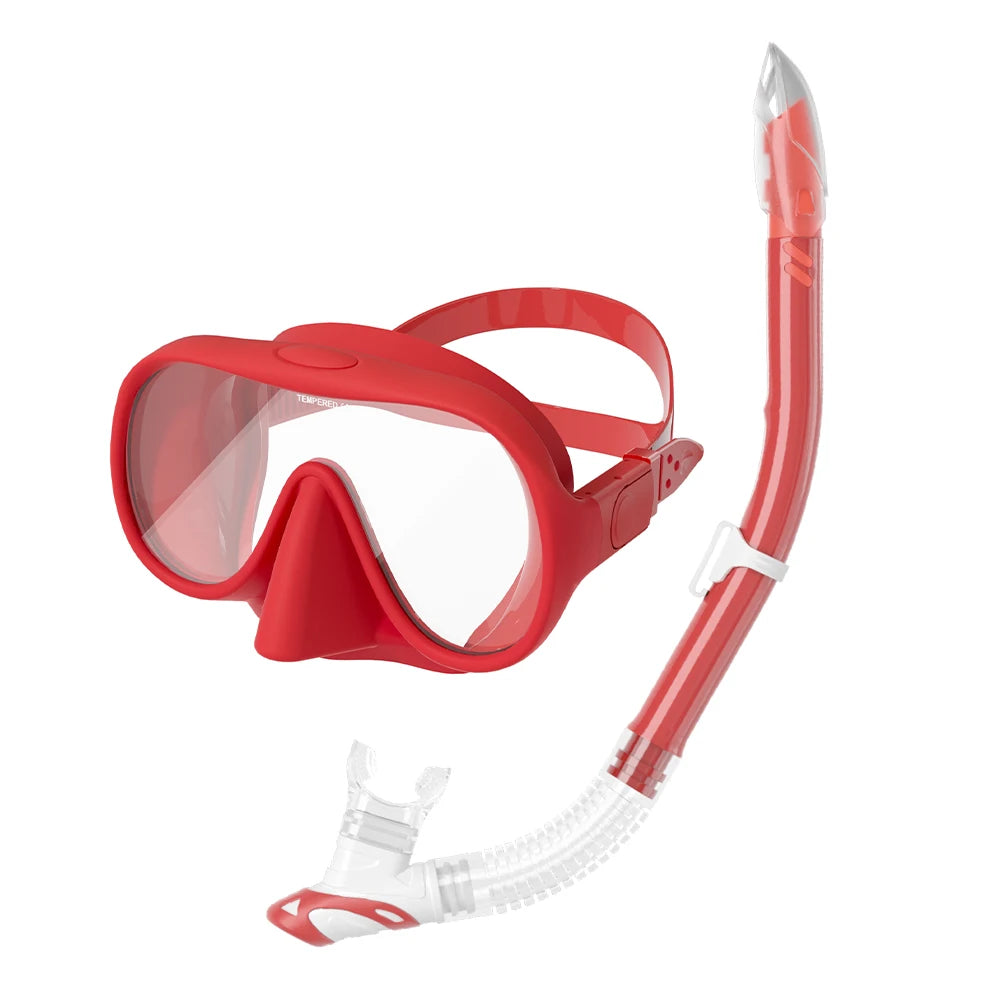3 Days Shipment Factory New Design Water Sports Anti-fog Eye Protection Diving Mask Set CE Certified Tempered Glass Lenses DIVE