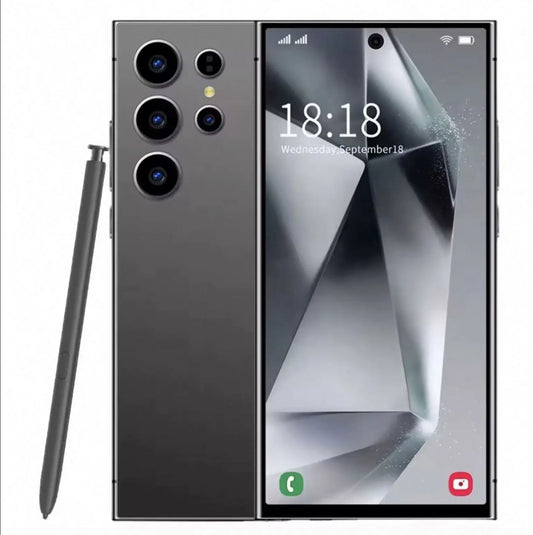 Smartphone7.3inch Unlocked Dual Card 5G Smartphone Android Mobile Phones Telephone Wholesale Original S24 Ultra 16G+512GB S21 5g