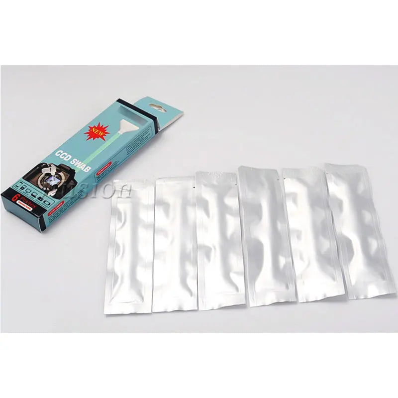 Full Frame Big 6pcs CCD Wet Cleaning Swabs 24mm CMOS Sensor Lens Screen Cleaner Camera Cleaning Suit for Digital DSLR Camera