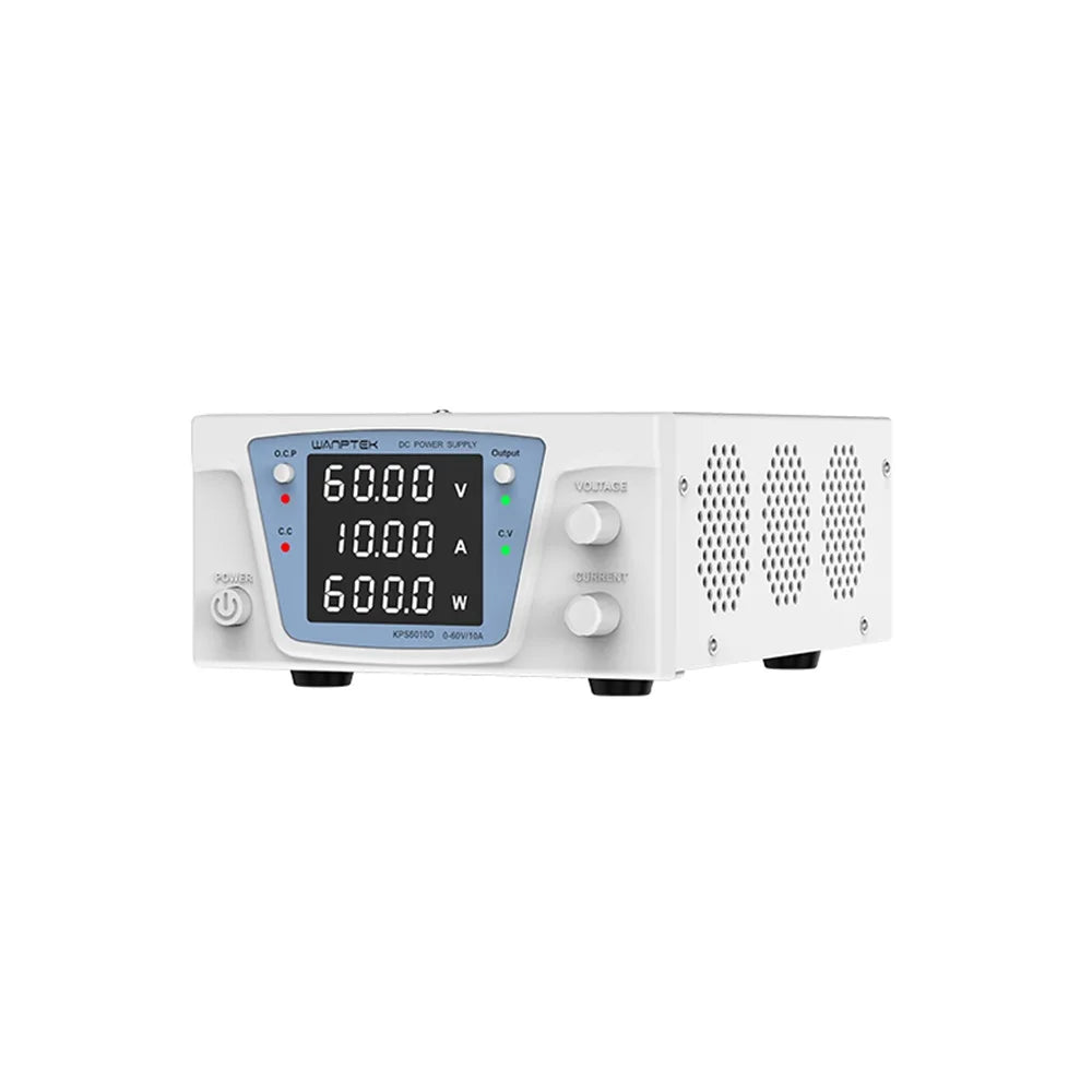 WANPTEK BENCH DC ADJUSTABLE POWER SUPPLY, DC POWER SOURCE, 60V 10A, LAB, REPAIR, ELECTRONICS DESIGN, ELECTROPLATE, KPS6010D