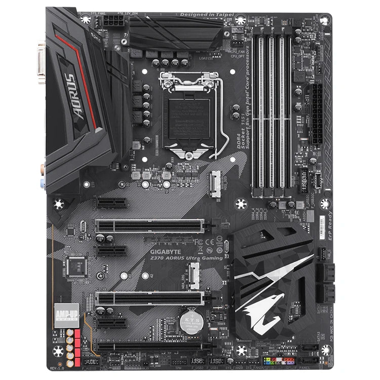 Used GIGABYTE Intel Z370 AORUS ULTRA GAMING WIFI 64GB DDR4 LGA1151 Socket ATX Gaming Motherboard
