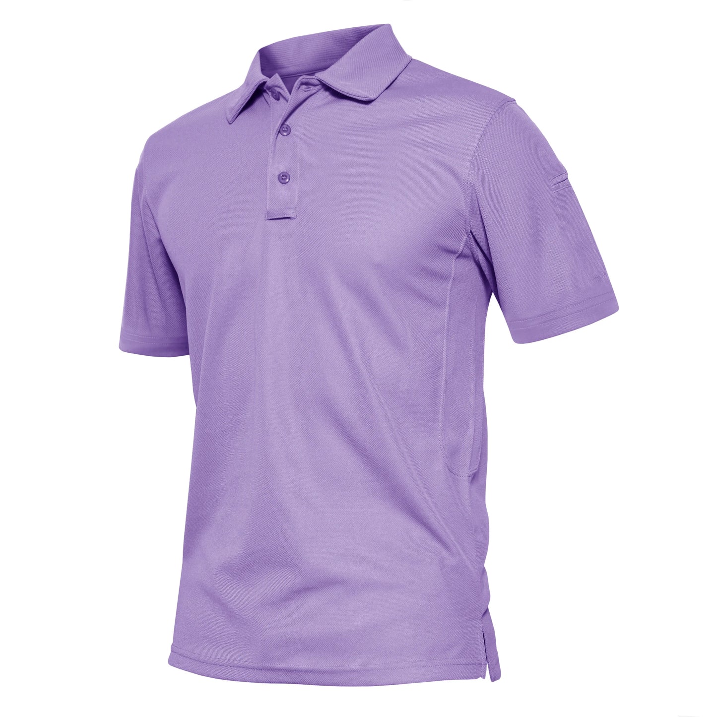 KEFITEVD Summer Golf T-shirts Men's Short Sleeve Quick Drying Polo Shirt Lightweight Outdoor Hiking Camping T-shirts Tee Tops