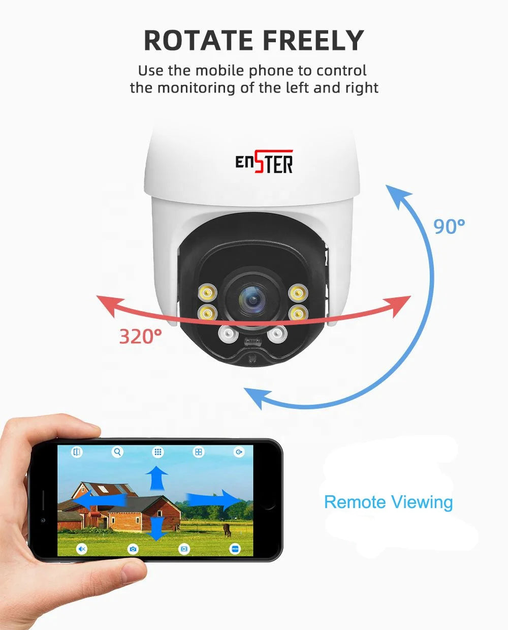 Newest 1080P Outdoor Solar Powered Security Wifi Dome Camera